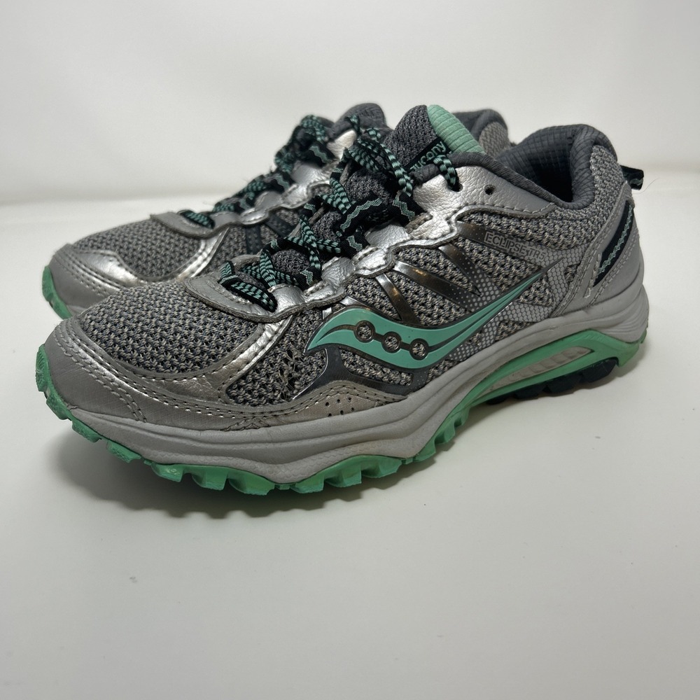 Saucony‎ Eclipse TR 5 Running Shoes Women's Sz 6 Gray Outdoor Trail Shoes